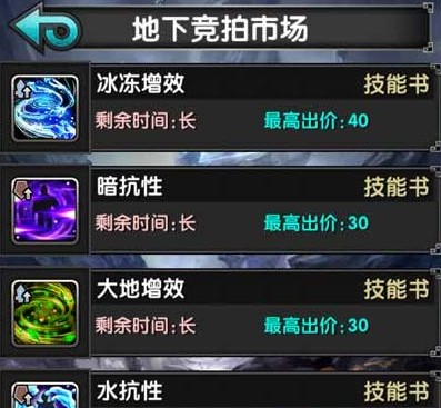 龙之召唤地下竞拍市场